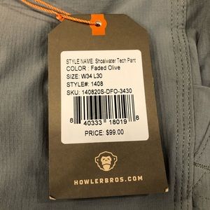 Howler Brothers Shoalwater Tech Pants